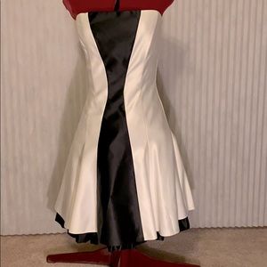 Strapless Jessica McClintock cocktail dress